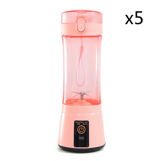 Portable Electric Fruit Juicer Wireless USB Rechargeable Mini Mixer Multifunction Summer Smoothie Blender Machine Kitchen Supplies Set23 USB kitchen appliance Zimivas