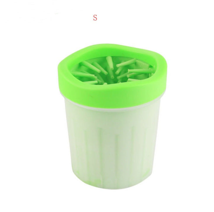 Silicone Dog Paw Washer Cup Green B S 0 Zimivas