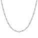 Figaro Link Chain in Sterling Silver 5 null