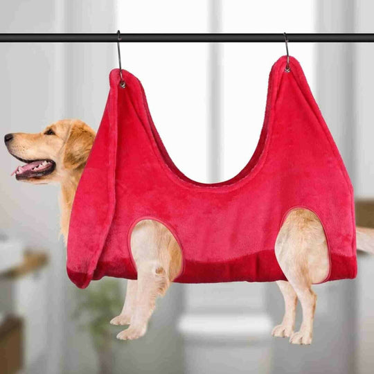 Dog Grooming Hammock, Nail Trimming Helper, Dog Grooming Harness Multifunctional Restraints, For Small Medium Large Dogs And Cats Bathing, Washing, Grooming, And Trimming Nails 4 null