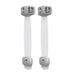 Home Baby Safety Protection Lock Anti-Clip Hand Door Closet Cabinet Locks Fo Fridge Cabinet Drawer Box Safe Lock For Kids No Tools Or Drilling Child Safety Cabinet Proofing Cabinet Drawer Door Latches Gray 2Pcs 5 null