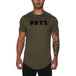 Gym Wear Plain Shirts Custom Fitness Sports Clothing for men Green with letter men clothing Zimivas