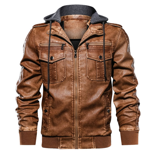 Men's Amazon JOOM Men's Pu Leather Jacket Jacket Plus Size 0 null