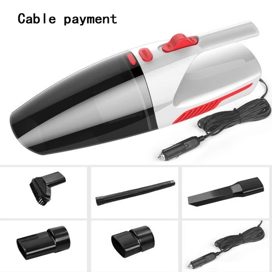 Handheld High-Power Vacuum Cleaner For Small Cars White cable Home, Garden & Furniture Zimivas