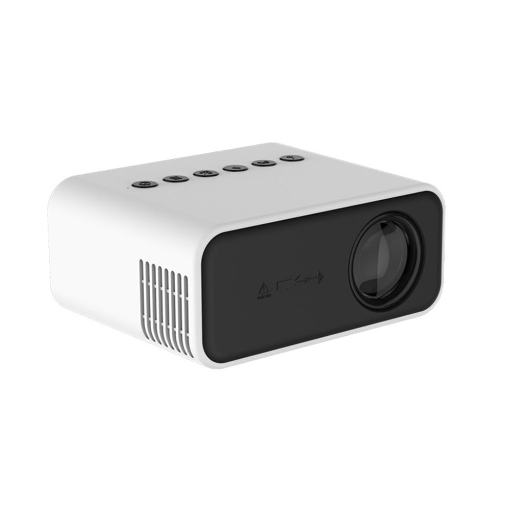 YT500 Home Mini Projector Mini Children's Home Portable Private Cinema HD LED Wired Wireless Phone Projection White 4 Zimivas