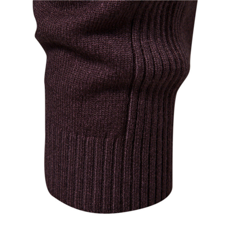 Men's Multicolor Sweater With Mid Neck And Slim Trim 0 null