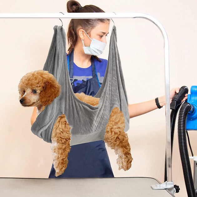 Dog Grooming Hammock, Nail Trimming Helper, Dog Grooming Harness Multifunctional Restraints, For Small Medium Large Dogs And Cats Bathing, Washing, Grooming, And Trimming Nails 4 null