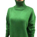 Women's Long-sleeved Pullover Solid Color Sweater Green 0 null