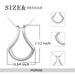 Sterling Silver Ring Holder Necklace Pendant Jewelry for Women 5 null