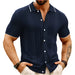 Short-sleeved Polo Shirt Summer Button Lapel Top Fashion Business Men's Clothing 0 null