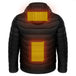 Men Heated Puffer Jacket Electric Heating Coat Insulated Hood Windbreaker 9Heat Zones Men Clothing Zimivas