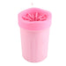 Silicone Dog Paw Washer Cup Pink B L 0 Zimivas