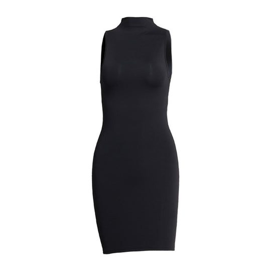 Women's tight-fitting dress with thin buttocks Black Women Clothing Zimivas