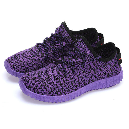 new old Beijing shoes colorful coconut shoes comfortable breathable casual sports shoes women's shoes Purple 0 null