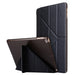 Compatible with Apple, Applicable to new ipadPro11 silk holster ultra-thin protective shell 9.7 dormant deformation leather case black 0 Zimivas