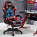 Men's Computer Home Comfort Ergonomic Dormitory Gaming Seat Swivel Chair Black red 0 null