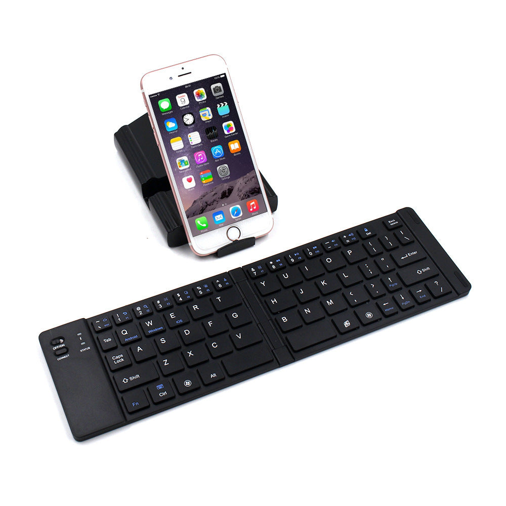 Folding Metal Bluetooth Foldable Keyboard Mini Bluetooth Wireless Consumer Electronics Zimivas