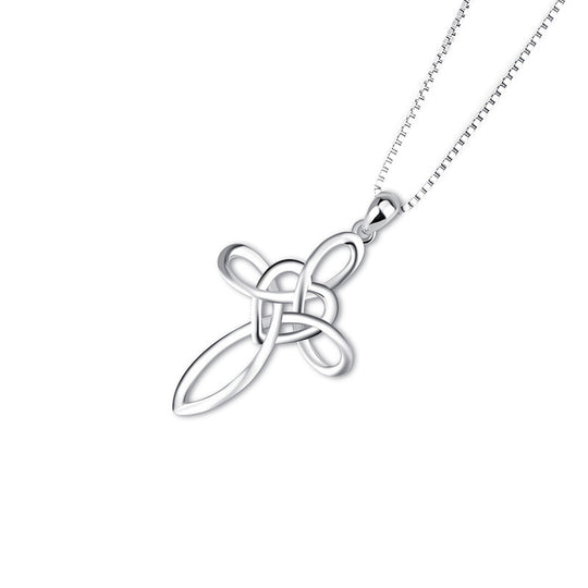 925 Sterling Silver Cross Pendants for Necklaces, Sweet Jewelry For Women GNX13884 necklace Zimivas