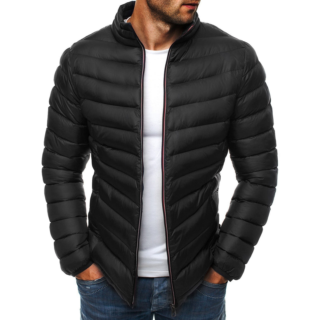 Autumn And Winter New Products Men's Cotton Jacket Men Black 0 null