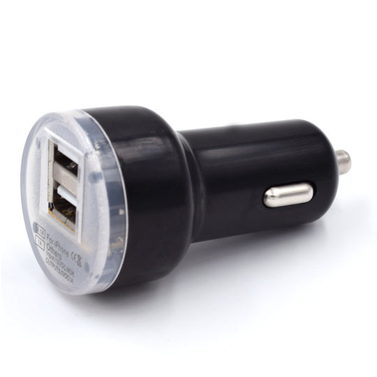 Car Charger 2port Black 0 Zimivas