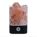 USB Crystal Light Himalayan Salt LED Lamp Square black 0 null