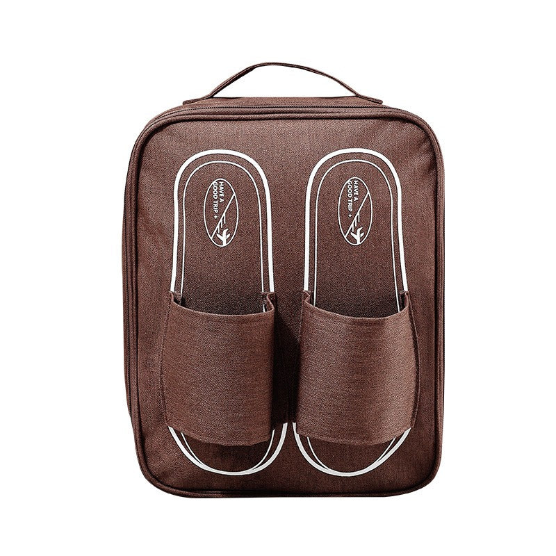 Travel portable shoes Dust storage bag Multi-functional shoe bag brown eprolo