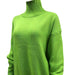 Women's Long-sleeved Pullover Solid Color Sweater Emerald Green 0 null