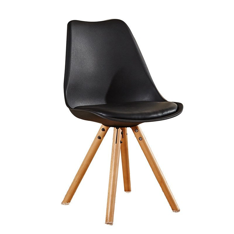 Nordic Tulip Colored Dining Simple Eames Office Chair Black Furniture Zimivas