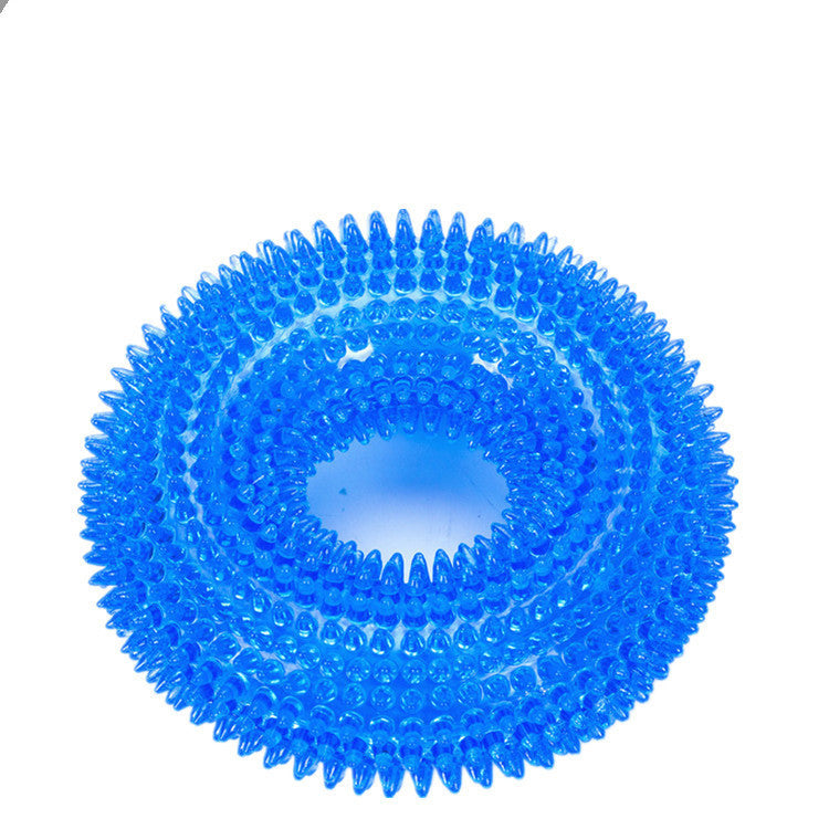 Pet Toy Bite Resistant Sounding Toy Ball Blue 0 null