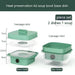 Multi-layer Dish Cover Heat Preservation Kitchen Cover Dining Table Leftover Storage Box Transparent Stack Cooking Hood Steamer B Green Kitchen Storage Zimivas