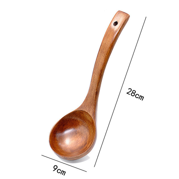 Large Medium And Small Lacquered Wood Spoon With Curved Handle Large curved spoon Home, Garden & Furniture Zimivas