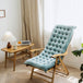 Thickened Folding Chair Lazy Chair Cushion Blue 100x40x8cm 0 null