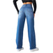 Fashion Straight Wide-leg Jeans Casual High-waist Non-elastic Womens Clothing Women Clothing Zimivas