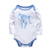 Autumn baby harness cotton jumpsuit baby clothes Blue dog kids & baby Zimivas