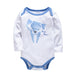 Autumn baby harness cotton jumpsuit baby clothes Blue dog kids & baby Zimivas