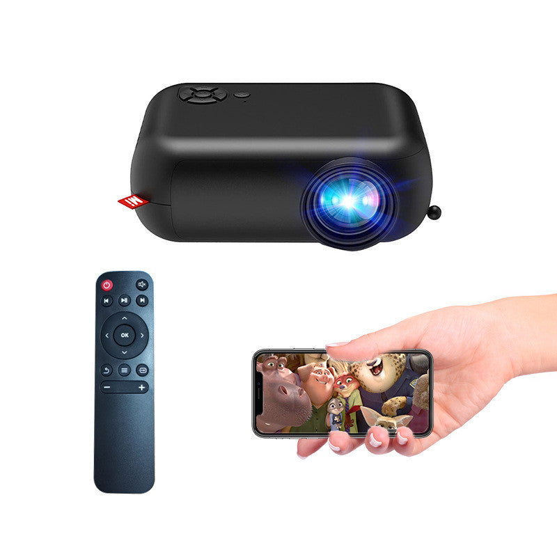 A10 Mini Ed Portable Mini Projector Home Black can be projected 0 Zimivas