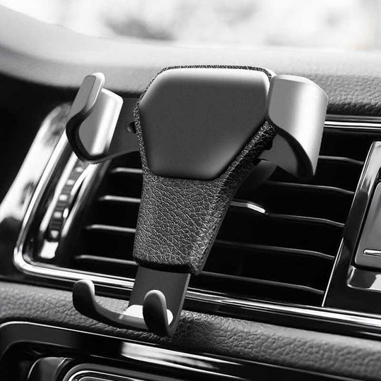 Car Phone Holder For Phone In Car Air Vent Mount Stand No Magnetic Mobile Phone Holder Universal Gravity Smartphone Cell Support Black car accessorise Zimivas