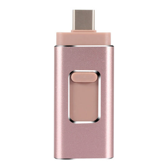 Compatible With Apple, 4 In 1 Stick For IPhoneAndroid Type C Usb Key Rose Gold Consumer Electronics Zimivas