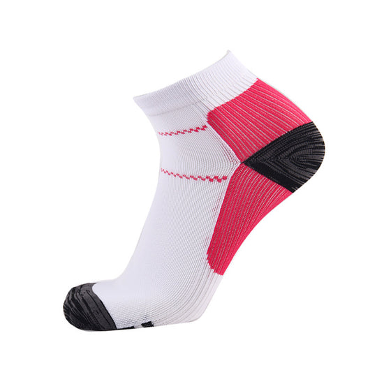 Ankle Guard Compression Zimivas Men's and Women's Socks White rose red fashion accessories Zimivas