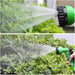 Latex Natural Telescopic Water Hose High Pressure Car Wash Water Gun Watering Flower Watering Vegetable Hose Summer Home, Garden & Furniture Zimivas