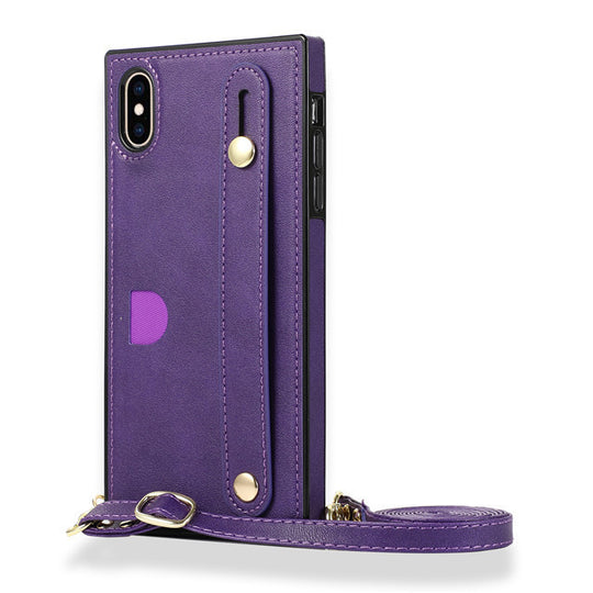 Messenger Phone Case Card Holder Phone Holster Purple 0 null