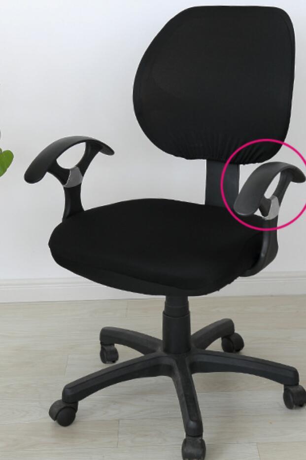 Office Chair Cover With Armrest Chair Dining Cover For Chair Decoration Black No Office furniture Zimivas