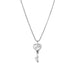 Stainless Steel Necklaces Sweet Heart Key Pendants Choker Chain Korean Fashion Jewelry For Women Jewelry Gifts 0 null