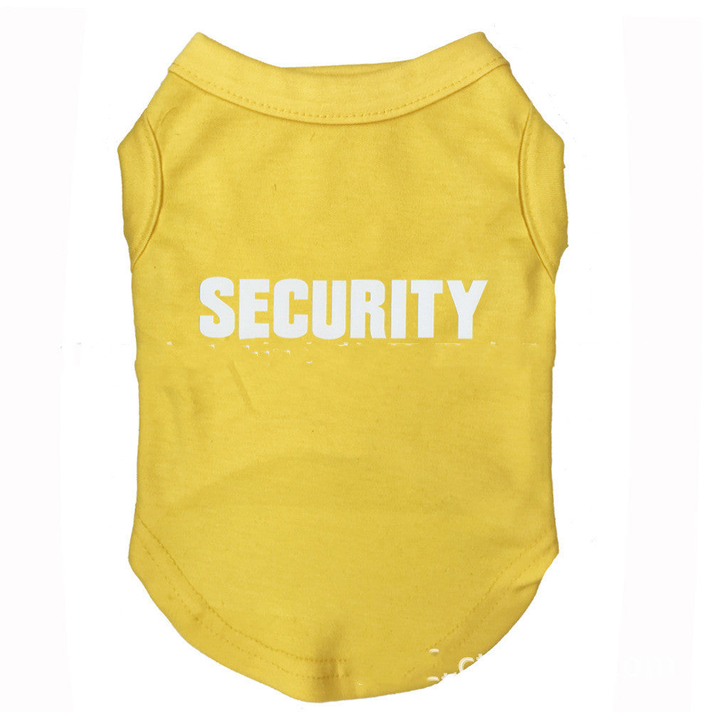 Pet clothing Yellow 0 null