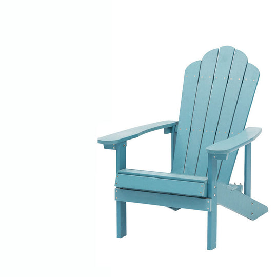 Hotel Villa Courtyard Fixed Plastic Wood Frog Chair Lake blue W75D87H93cm 0 null