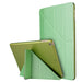 Compatible with Apple, Applicable to new ipadPro11 silk holster ultra-thin protective shell 9.7 dormant deformation leather case green 0 Zimivas