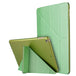 Compatible with Apple, Applicable to new ipadPro11 silk holster ultra-thin protective shell 9.7 dormant deformation leather case green 0 Zimivas