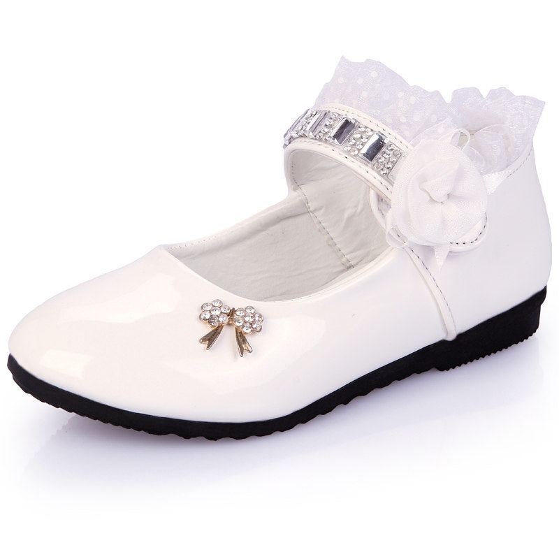 Princess children's dancing shoes princess shoes White 0 null