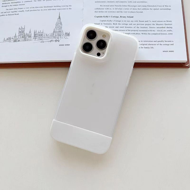 Simple Color Contrast Men's And Women's Phone Cases Through the white phone accessories Zimivas