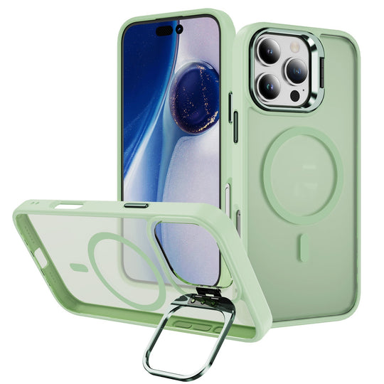 Magnetic Phone Case Lens Bracket Phone Case Matcha Green 0 null